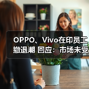 中印对峙引发印度市场波动，OPPO与Vivo中国员工撤离