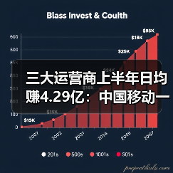 中国移动盈利能力远超联通电信 4G固网双线领跑