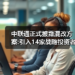 中国联通混改引战略投资者推动多元化治理