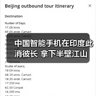中国手机品牌在印度市场遇挑战,销量波动引关注 中国手机品牌在印度市场遇挑战,销量波动引关注