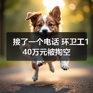 环卫工人遭电信诈骗 误信假通缉令损失140万