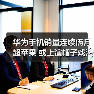 华为手机销量攀升至榜首，引领全球市场份额变革