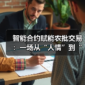 区块链智能合约重构农批交易信用体系