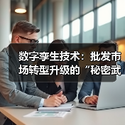 数字孪生技术开启批发市场智能化转型新路径