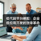 低代码平台引领企业级应用开发效率革命 全栈开发者角色转型机遇