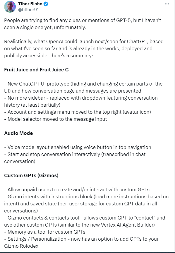 ChatGPT新功能亮点：自定义模型与界面优化升级