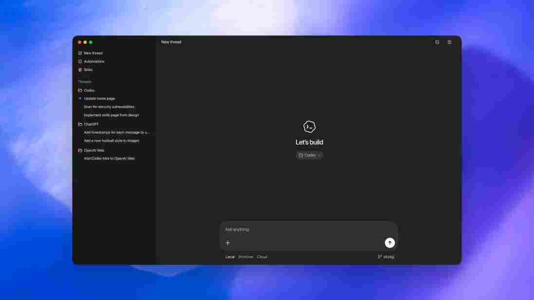 OpenAI 推出 macOS 版 Codex 应用:整合智能体化开发逻辑,剑指 Claude Code 用户 OpenAI 推出 macOS 版 Codex 应用:整合智能体化开发逻辑,剑指 Claude Code 用户